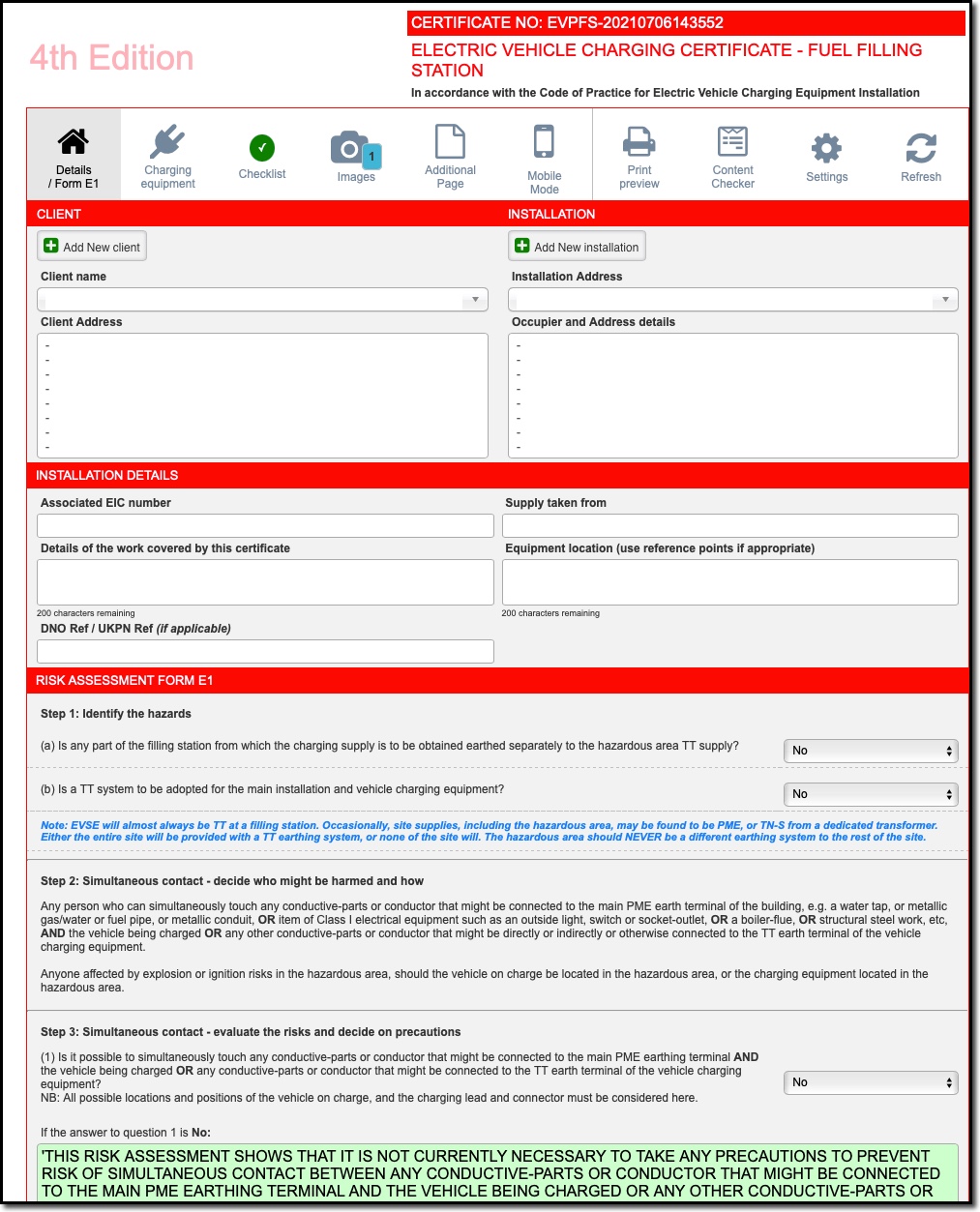 electraform certificates